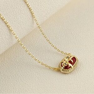 Kendra Scott Elisa Bow Gold Short Pendant Necklace